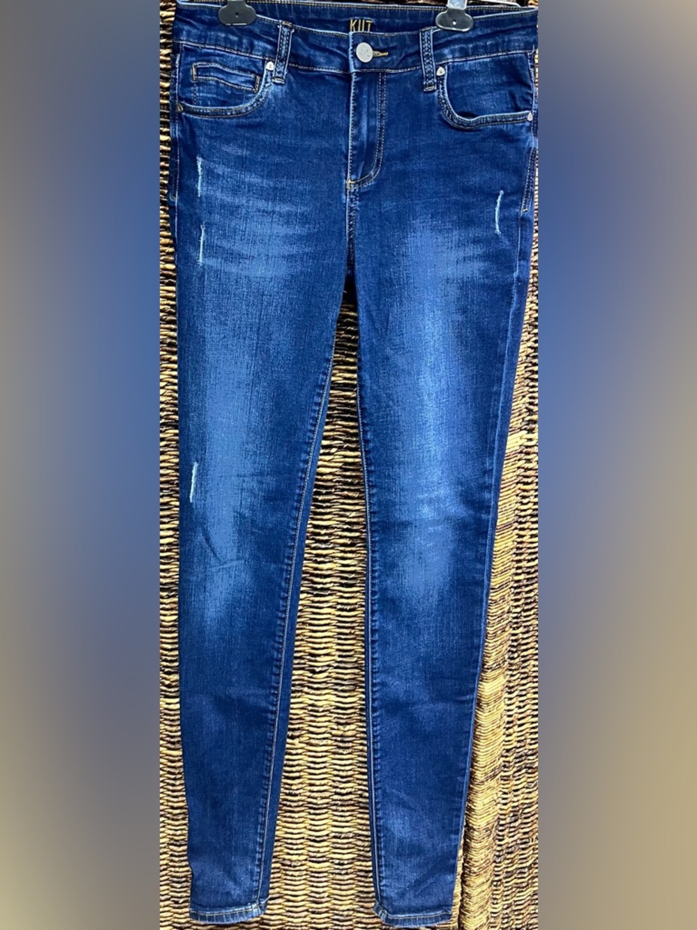 Kut from the Kloth Dark Blue Toothpick‎ Skinny Jeans- Size:4